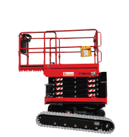 hybrid bi levelling tracked 20ft (4.50m) scissor lift athena aspac