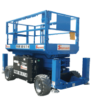 hybrid rough terrain 26ft (7.29m) scissor lift genie